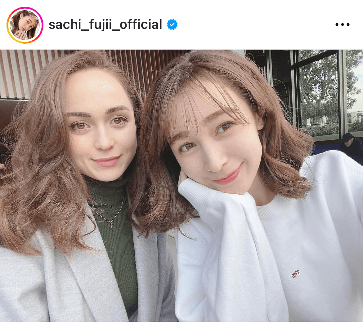 藤井サチ (Sachi Fujii) (@sachi_fujii_official)さんのインスタグラムより