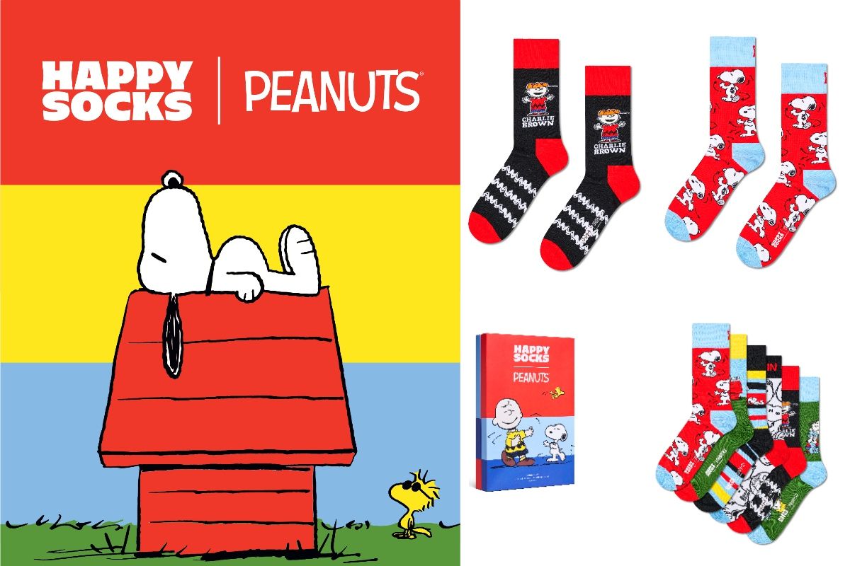 Peanutsと初コラボが実現！ 【ハッピーソックス】「スヌーピーと仲間