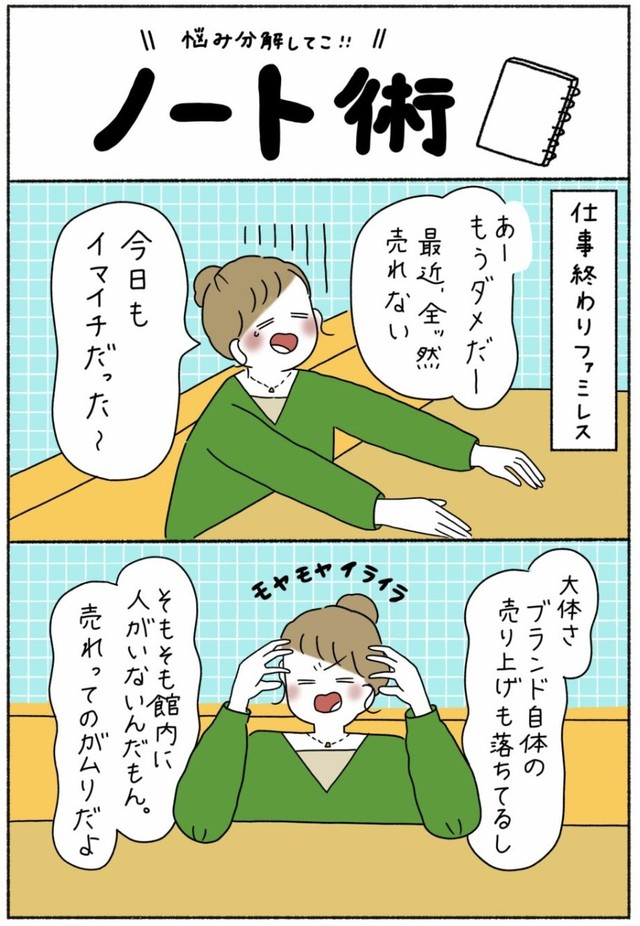 【漫画】『ノート術』1（ウクさん提供）