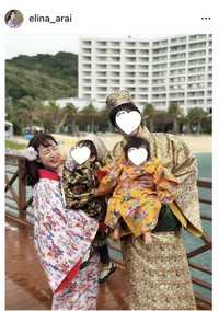 新井恵理那のインスタグラム＠elina_araiより