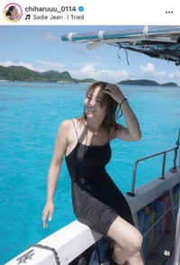 新山千春インスタグラム（＠chiharuuu_0114）より