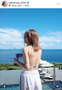 新山千春インスタグラム（＠chiharuuu_0114）より