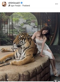 清水あいりインスタグラム＠shimizuairiより