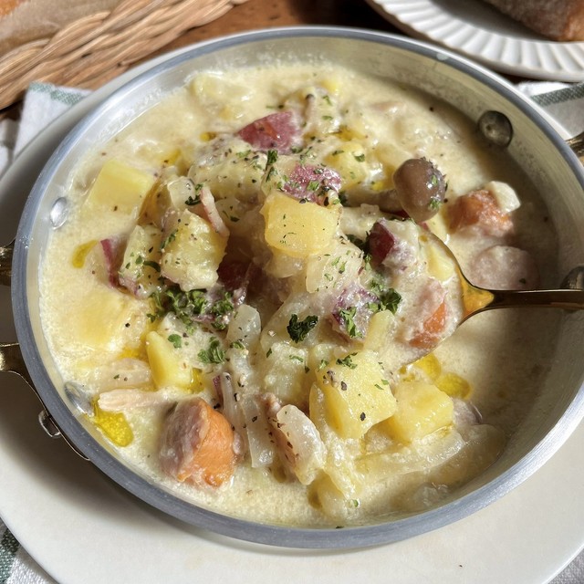 「さつまいものミルクチーズスープ」（画像提供：annkoさん）