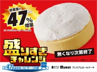 【写真】デカすぎ！「盛りすぎ！プレミアムロールケーキ」（ローソン公式サイトより）