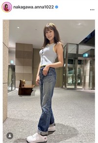 中川安奈アナウンサーのインスタグラム＠nakagawa.anna1022より