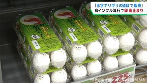 飼料価格高騰に鳥インフルエンザ感染拡大　卵の価格が高止まり