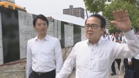 兵庫県の齋藤元彦知事（左）と香川県の池田豊人知事（右）