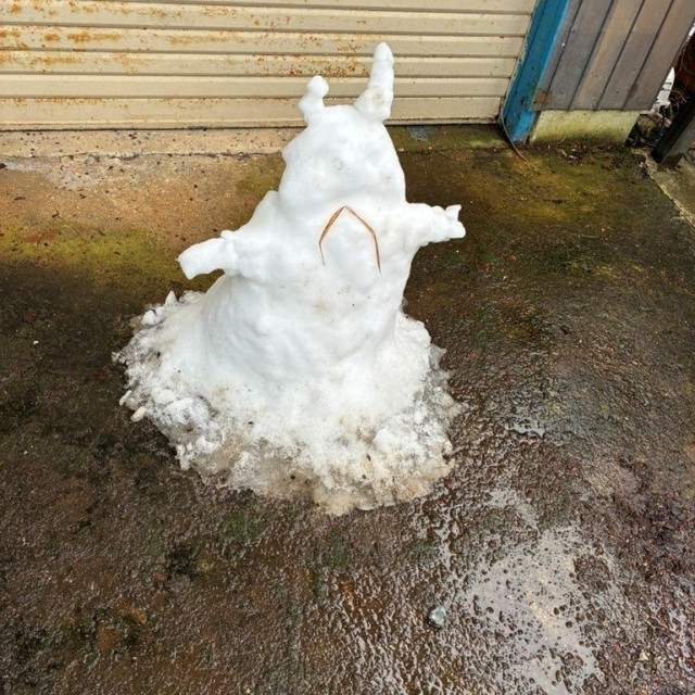 こちらがゆきだるまさん