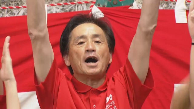井原市長選で3回目の当選／大舌勲さん