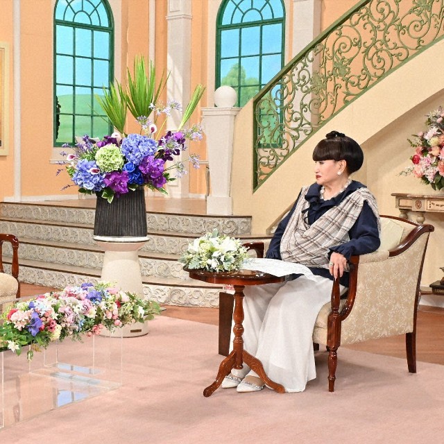 「徹子の部屋」   黒柳徹子(右)、村田雄浩＝テレビ朝日提供