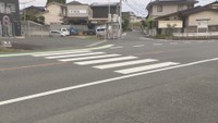 事故があった現場　岡山市南区箕島
