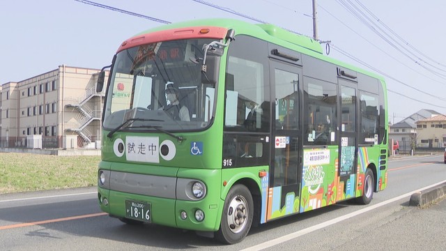 支線バス「妹尾・北長瀬線」の試験運行　岡山市初「公設民営」方式の新バス路線