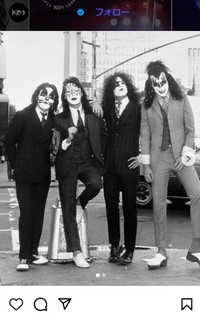 KISSのインスタグラム＠kissonlineより