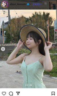 池本しおりのインスタグラム＠shiori_ikemotoより