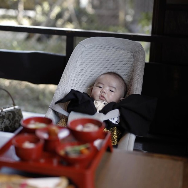 お食い初めのお祝い♡（提供：@___zenworldさん）