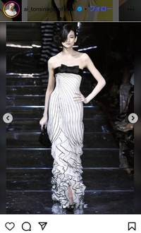 冨永愛のインスタグラム＠ai_tominaga_officialより