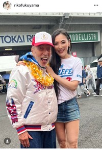 福山理子インスタグラム＠rikofukuyamaより