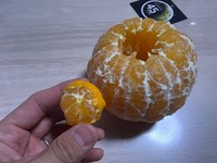 皮をむいて…（画像提供：りんご殿下さん）