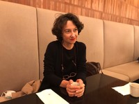 １０年ほど前に約２年間京都で暮らしていたというバルベリさん 