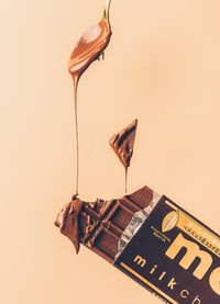 チョコレートのなめらかさが伝わってくる1枚