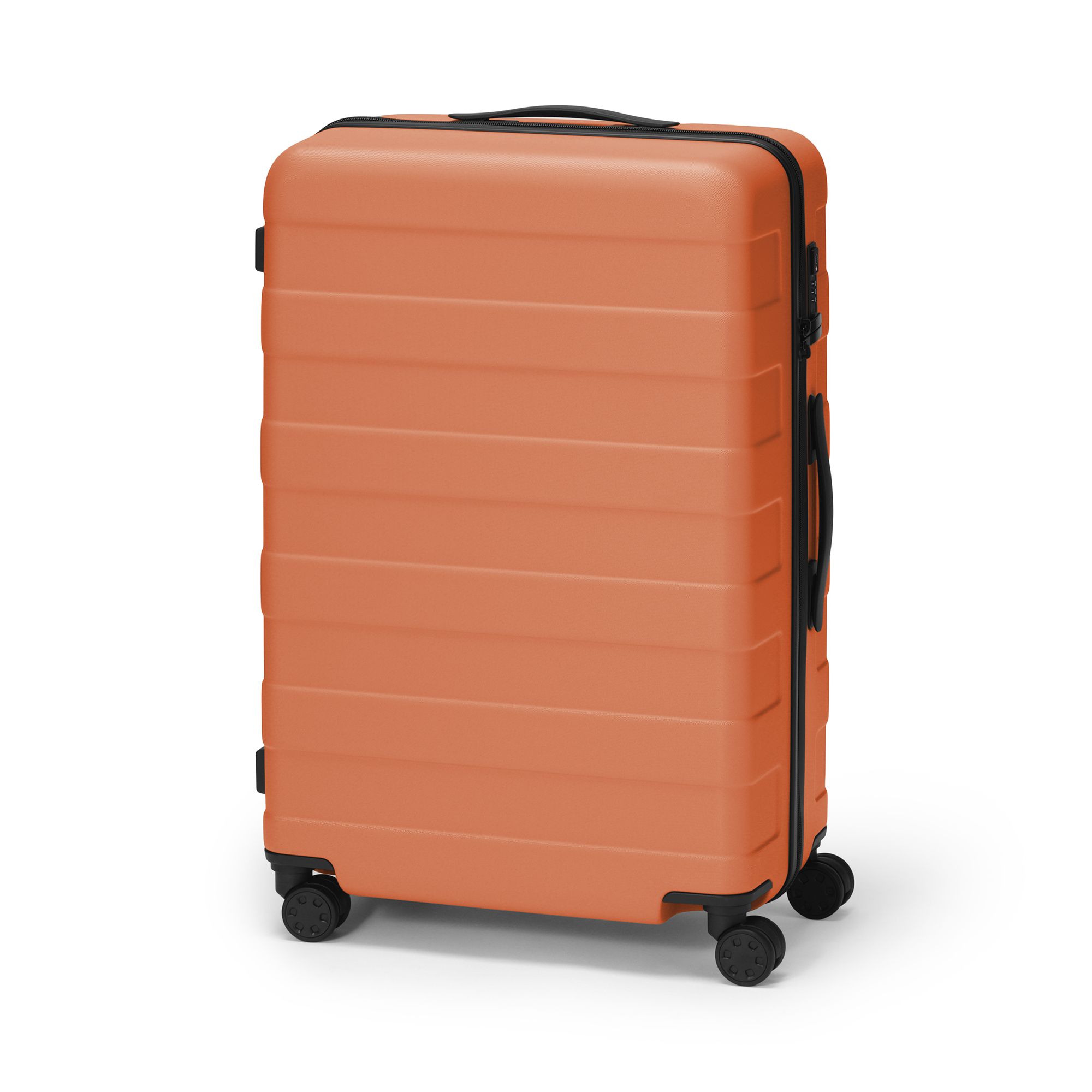 無印良品　キャリーケース　60L オレンジ系　大容量 究極の旅のパートナー」無印良品で高評価のキャリーケースに新色登場