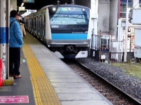 盲導犬連れの男性、ホームから転落し死亡　ＪＲ蕨駅