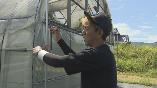 台風10号の接近を前に農家も対策に追われる　設備の補強や水路で備え　高松市