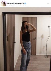 近藤夏子アナウンサーのインスタグラム＠kondokako0804より