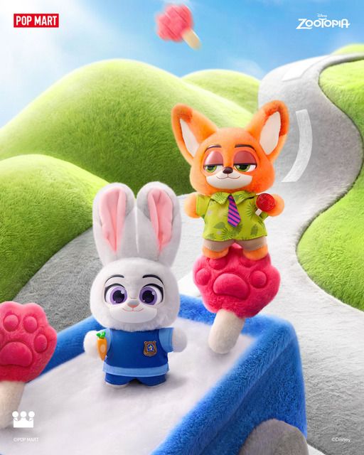 ズートピア』ジュディとニックがぬいぐるみキーホルダーになって登場