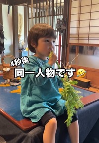 おやつの人参が美味しそう！（提供：＠kominka_yamaneさん）
