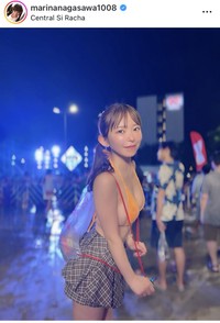 長澤茉里奈インスタグラム＠marinanagasawa1008より