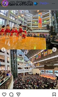 段原瑠々のインスタグラム＠ruru_dambara.officialより