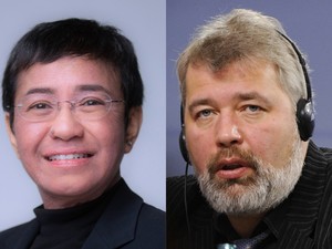 ノーベル平和賞、フィリピンとロシアのジャーナリストに　両国の「報道の自由」何位?