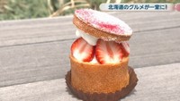 布袋スイーツ毘沙門天／苺のシュークリーム