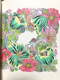 花柄モチーフはお気に入りのひとつ／おこめやさん（@ocomeya_sanrio）提供