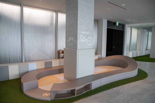 ハイハイスペースもあり子どもの運動不足解消