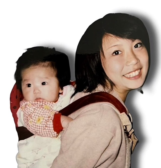 14歳で出産したゆかさんと、赤ちゃんの頃の娘さん（いずれも提供写真）