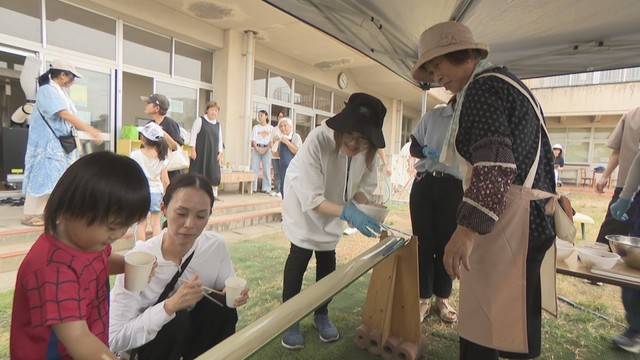 岡山市で開かれた地域交流のイベント