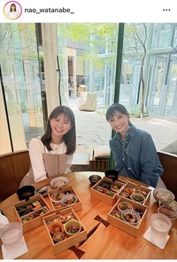 渡部有アナのインスタグラム＠nao_watanabeより