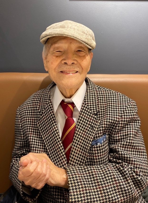 2026年８月に105歳の誕生日を迎えた歌手の坂上弘。09年に“最高齢ラッパー”としてメジャーデビューした（本人提供）