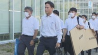 警察の家宅捜索　新見市役所　8月6日
