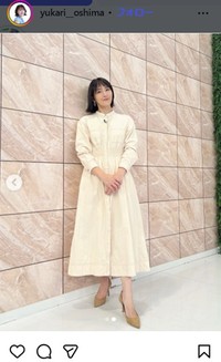 大島由香里アナのインスタグラム＠yukari__oshimaより