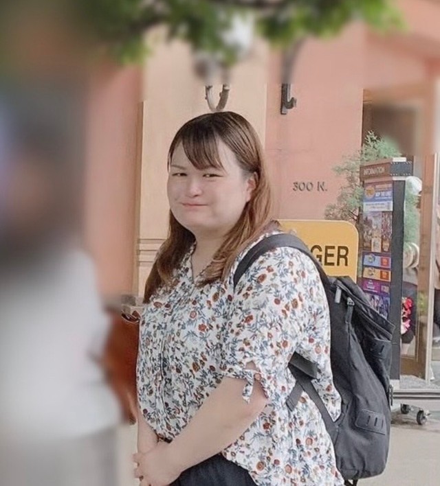 【ビフォー写真】ダイエット前のmegumiさん／megumiさん（@meg___u728）提供
