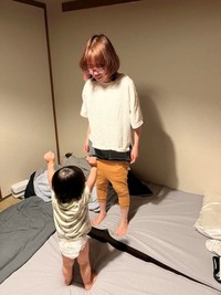 お母ちゃんが履いちゃうからね！！（入江あかねさん提供）