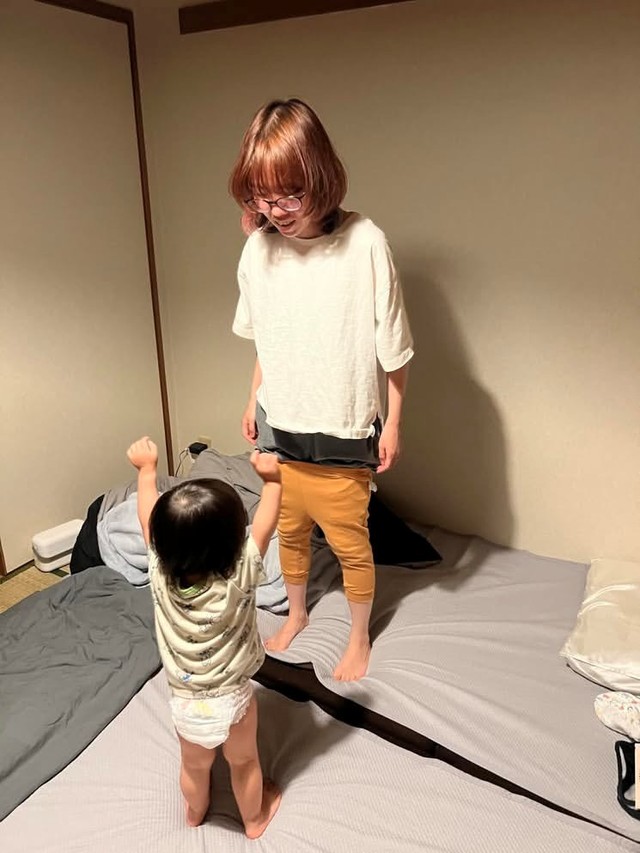 お母ちゃんが履いちゃうからね！！（入江あかねさん提供）