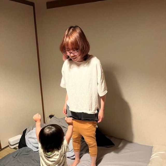 お母ちゃんが履いちゃうからね！！（入江あかねさん提供）
