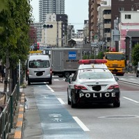 自転車レーンがある道路での駐車はこれが正解？（山崎大輔さん提供）