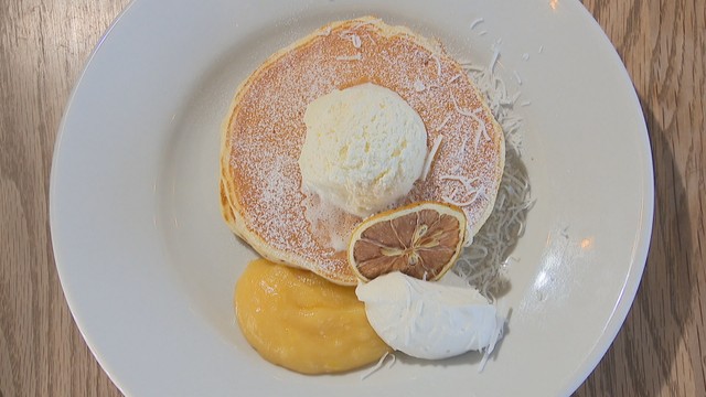 CRÉER COFFEE／レモンカードのパンケーキ
