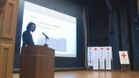 高松赤十字病院の宮瀬貴子看護師長らが講演 香川県社会福祉総合センター(高松市番町)